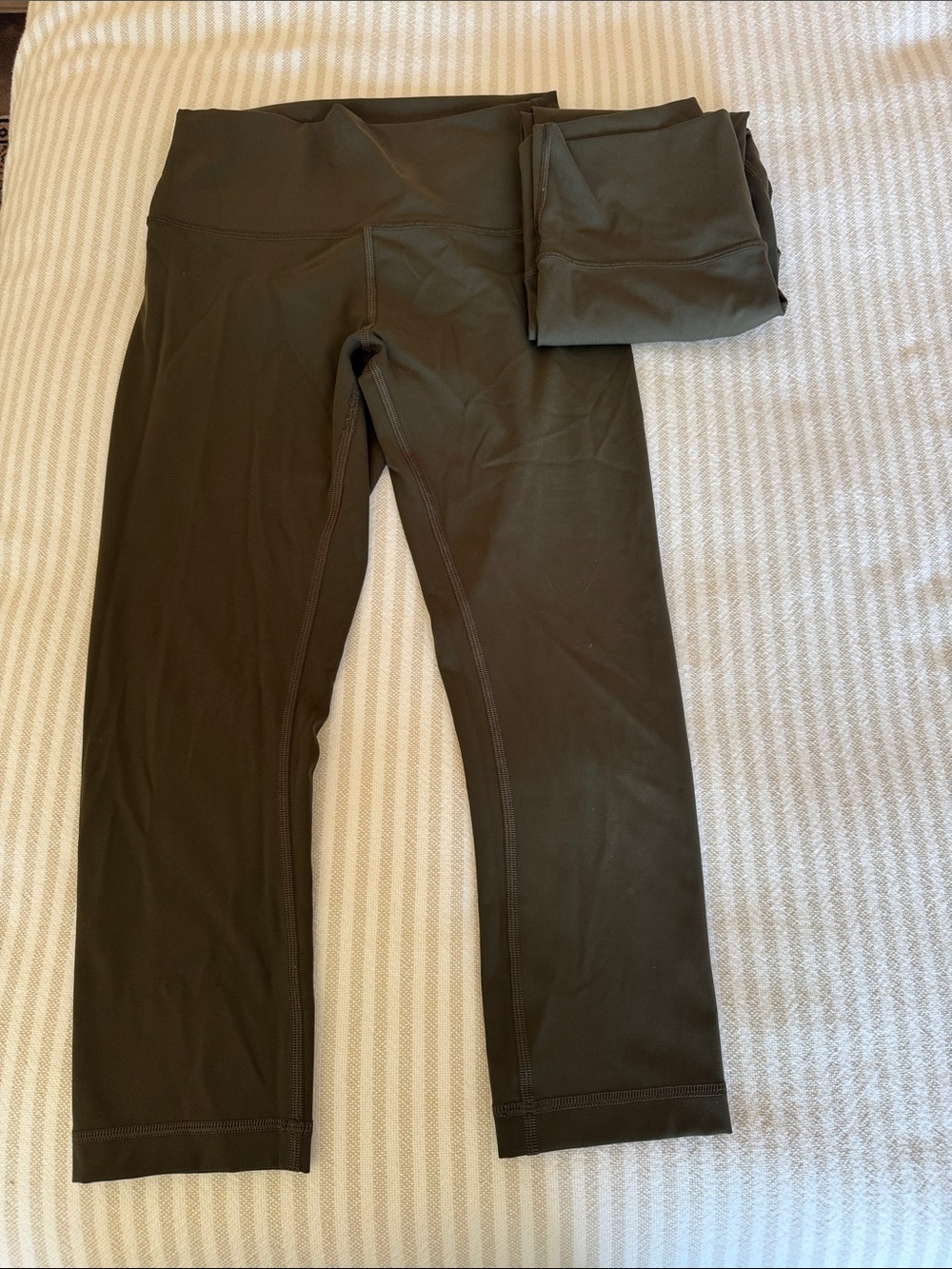 lululemon athletica Dk Olive Green Mid-Rise Leggings